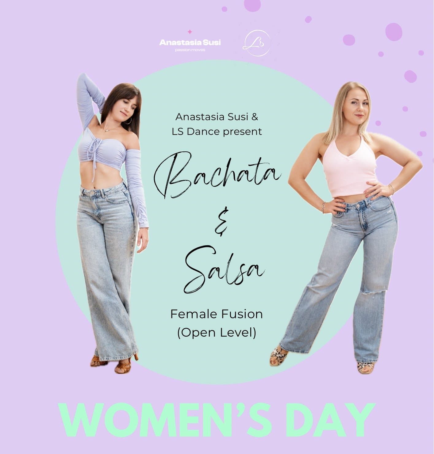 Female Fusion Workshop (Bachata & Salsa) - International Women's Day Special