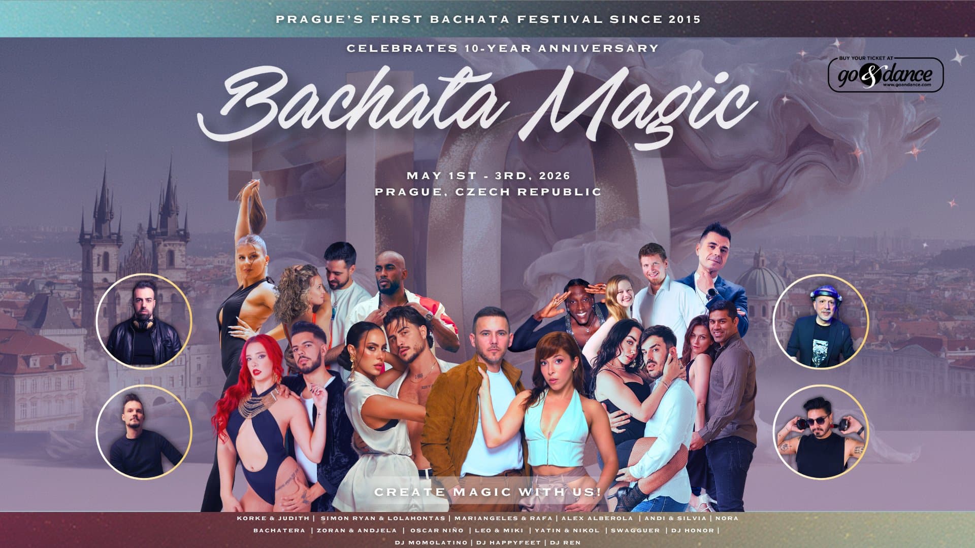 Bachata Magic Festival Prague 2026. 10-Year Anniversary.