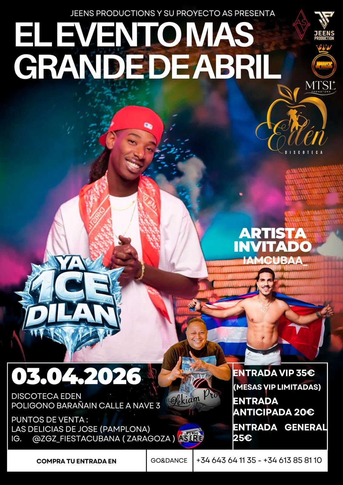 Ya 1ce Dilan en Pamplona 2026