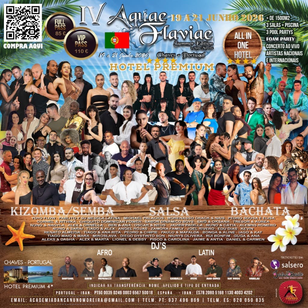 IV AQUAE FLAVIAE SUMMER EDITION 2026 BY NUNO MOREIRA